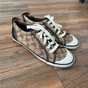 Coach Low-Top Signature Canvas Sneakers